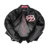 Greatest Of All Time Pelle Pelle Women Black Crop Jacket