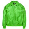 Pelle Pelle Green Puff Plush Jacket