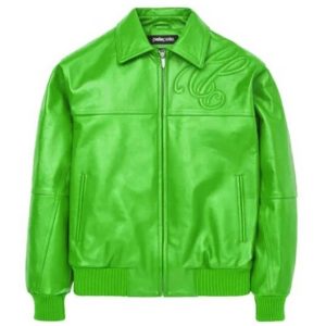 Pelle Pelle Green Puff Plush Jacket
