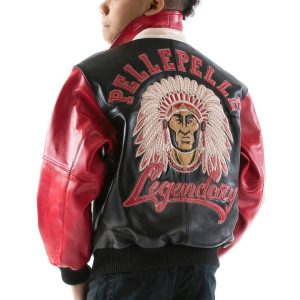 Indiana Legendary Pelle Pelle Boys Black Jacket