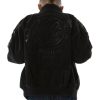 Kids Authentic Pelle Pelle Soda Club Black Varsity Wool Jacket