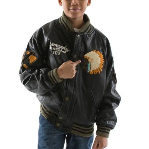 Kids Pelle Pelle 1978 Renegades Black Jacket