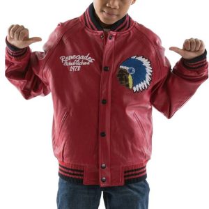 Kids Pelle Pelle 1978 Renegades Maroon Jacket