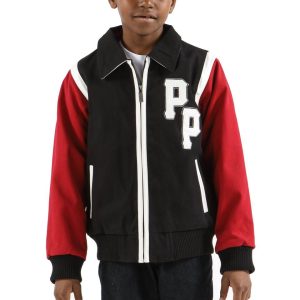 Kids Pelle Pelle Black Street Kings 1978 Jacket