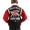 Kids Pelle Pelle Black Street Kings 1978 Wool Jacket