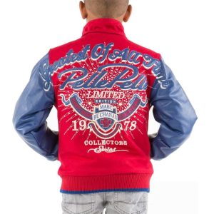 Kids Pelle Pelle Greatest Of All Time Red Jacket