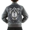 Kids Pelle Pelle Honor & Glory Brand Of Brother Grey Jacket
