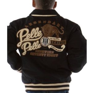 Kids Pelle Pelle Legendary 1978 Black Panther Authentic Custom Made Wool Jacket
