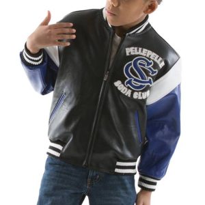 Kids Pelle Pelle Original Soda Club Black Jacket