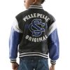 Kids Pelle Pelle Original Soda Club Black Leather Jacket