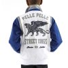 Kids Pelle Pelle White Street Kings 1978 Wool Jacket