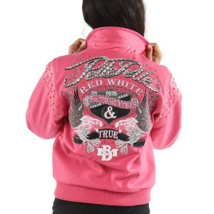 Ladies Pelle Pelle 1978 MB Limited Edition True Pink Wool Jacket