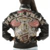 Ladies Pelle Pelle 40th Anniversary Black Genuine Leather Jacket
