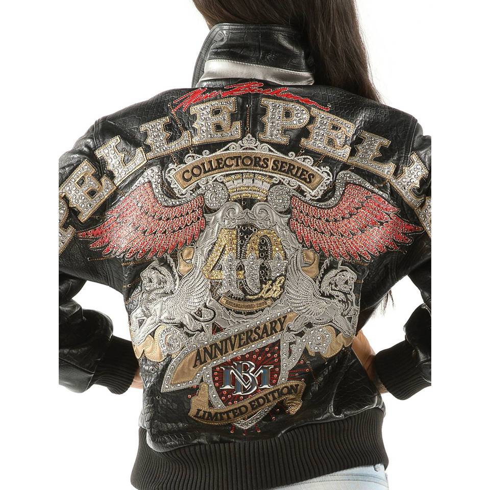 Ladies Pelle Pelle 40th Anniversary Black Leather Jacket