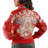 Ladies Pelle Pelle 40th Anniversary Red Leather Genuine Jacket