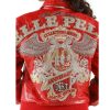 Ladies Pelle Pelle 40th Anniversary Red Leather Jacket