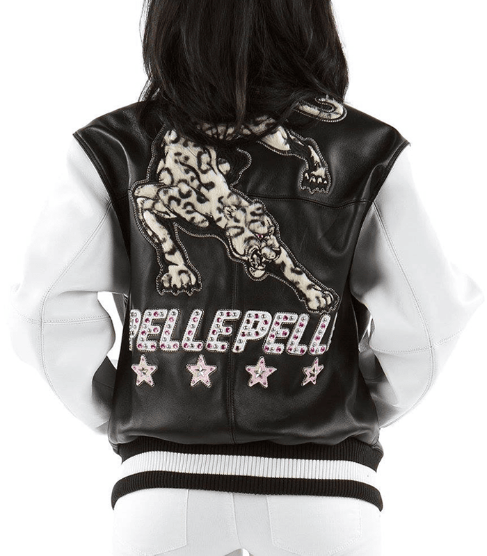 Ladies Pelle Pelle Black Panther Genuine Leather Jacket