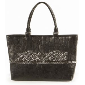 Ladies Pelle Pelle Black Studded Handbag