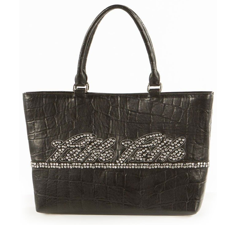 Ladies Pelle Pelle Black Studded Handbag
