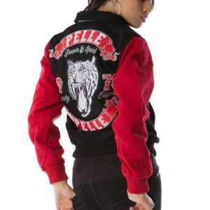 Ladies Pelle Pelle Black Tiger Twill World's Finest Wool Jacket