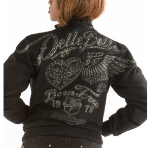 Ladies Pelle Pelle Born Free 1978 Black Jacket