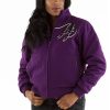 Ladies Pelle Pelle Born Free 1978 Purple Jacket