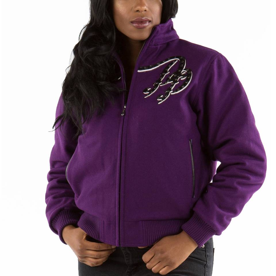 Ladies Pelle Pelle Born Free 1978 Purple Jacket