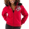 Ladies Pelle Pelle Born Free 1978 Red Fur Hood Jacket