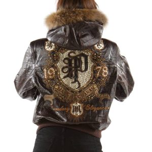 Ladies Pelle Pelle Brown Legendary MB 1978 Fur Hood Leather Jacket