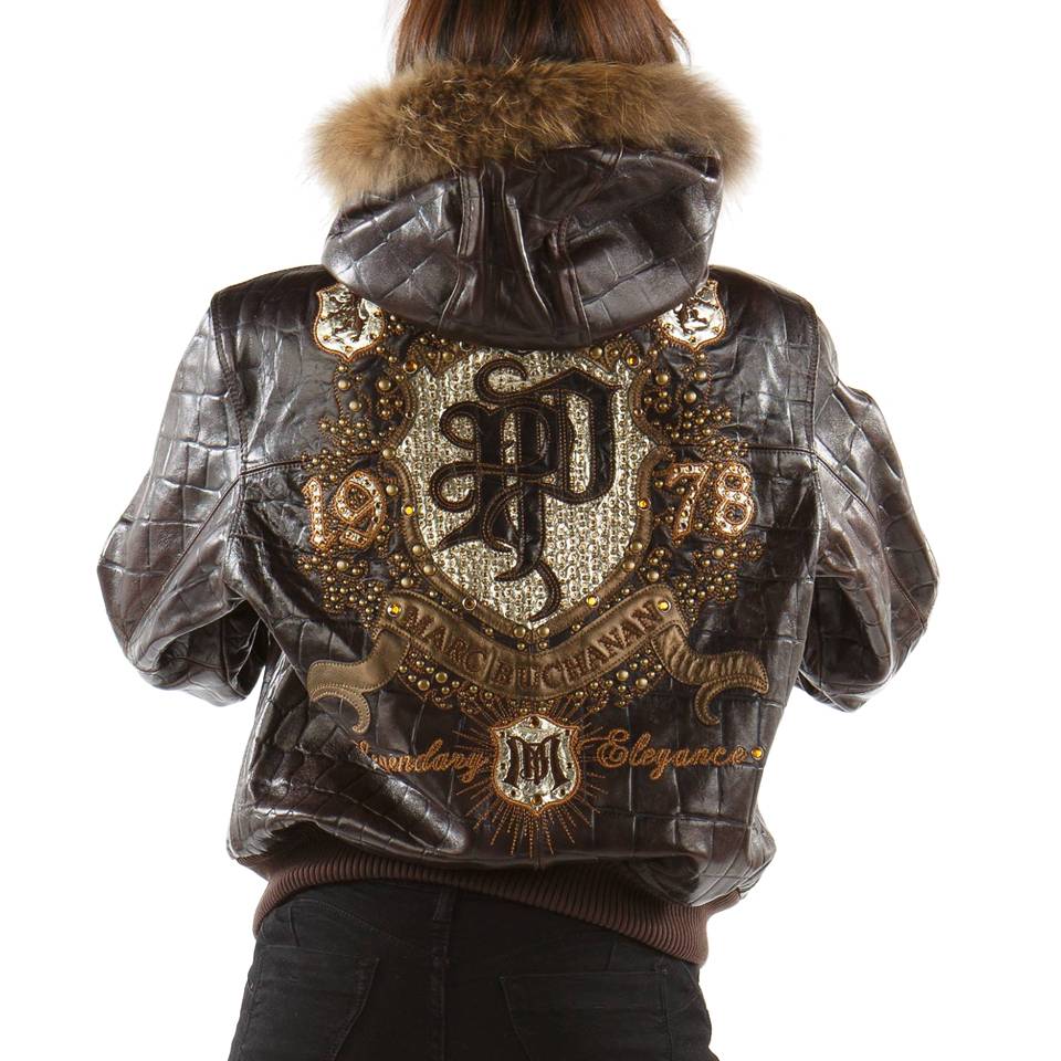 Ladies Pelle Pelle Brown Legendary MB 1978 Fur Hood Leather Jacket