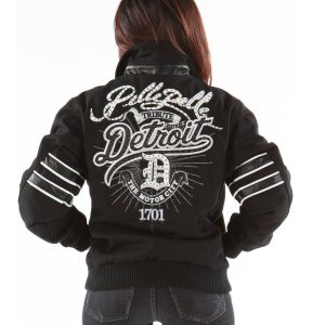 Ladies Pelle Pelle Detroit Motor City 1701 Black Jacket