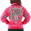 Ladies Pelle Pelle Detroit Motor City 1701 Pink Jacket