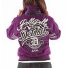 Ladies Pelle Pelle Detroit Motor City 1701 Purple Jacket