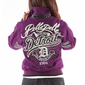 Ladies Pelle Pelle Detroit Motor City 1701 Purple Jacket