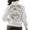 Ladies Pelle Pelle Dynasty MB 1978 White Leather Jacket