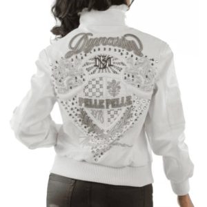 Ladies Pelle Pelle Dynasty MB 1978 White Leather Jacket