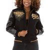 Ladies Pelle Pelle Greatest Of All Time Black Jacket
