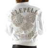 Ladies Pelle Pelle Legends Forever MB White Leather Jacket