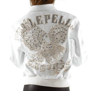 Ladies Pelle Pelle Legends Forever MB White Leather Jacket