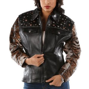 Ladies Pelle Pelle MB Born Free Black Jacket
