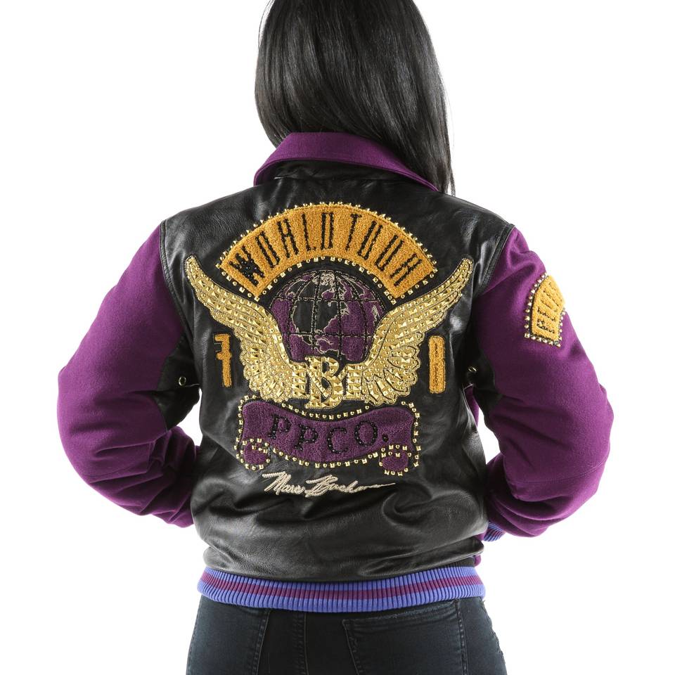 Ladies Pelle Pelle MB World Tour Purple Wool Jacket
