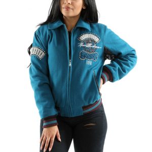 Ladies Pelle Pelle MB World Tour Turquoise Jacket
