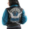 Ladies Pelle Pelle MB World Tour Turquoise Wool Jacket