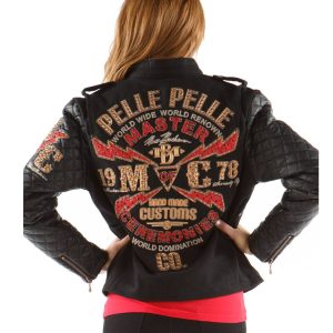 Ladies Pelle Pelle MC Marc Buchanan 1978 Black Wool Jacket