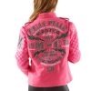 Ladies Pelle Pelle MC Marc Buchanan 1978 Pink Jacket