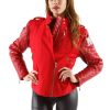 Ladies Pelle Pelle MC Marc Buchanan 1978 Red Jacket