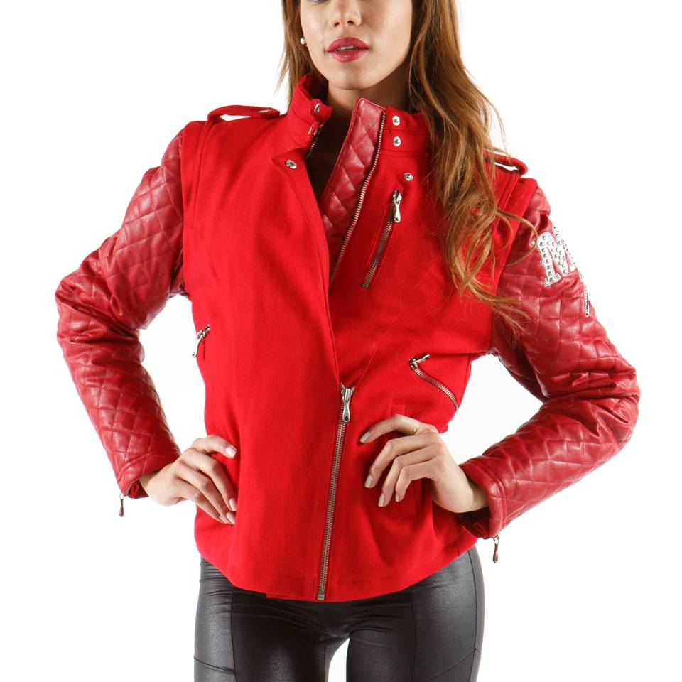 Ladies Pelle Pelle MC Marc Buchanan 1978 Red Jacket
