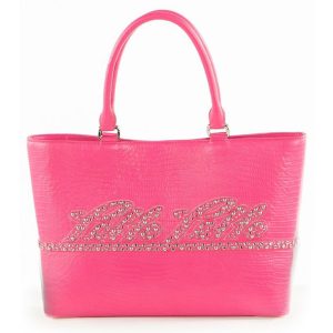 Ladies Pelle Pelle Pink Studded Handbag