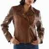 Ladies Pelle Pelle Princess Cut Dark Brown Jacket