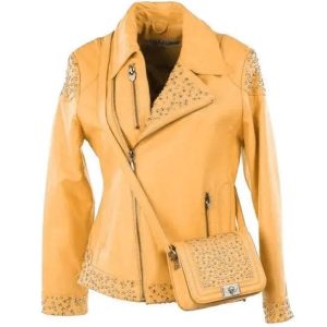 Ladies Pelle Pelle Princess Cut Yellow Jacket
